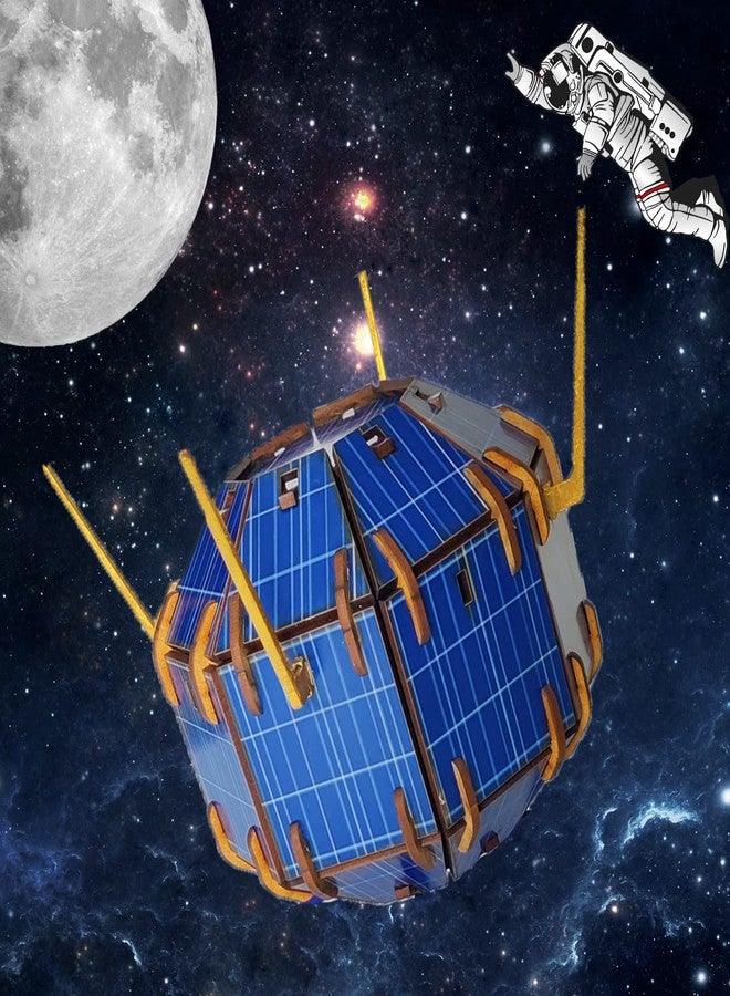 SquareDrop Aryabhata India's First Satellite Space Model - Ready Static Model - Astronomy - Sky Science - Antariksh - Image 5